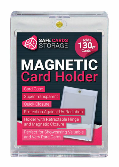 130Pt One Touch Magnetic Holder Na Karty Piłkarskie Pokemon Mtg Tcg Ultra Uv Inna marka