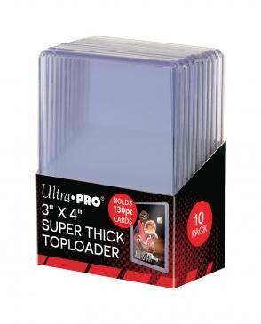130PT Super Thick Toploader 3x4 10 szt. Ultra Pro ULTRA PRO