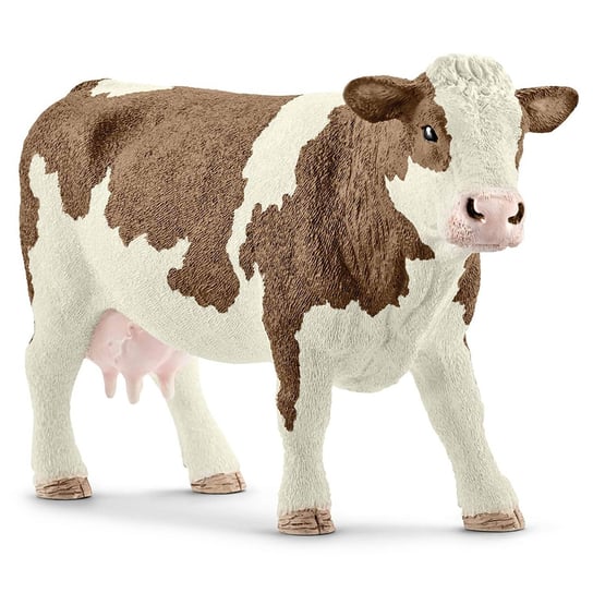 13801 Schleich Farm World - Krowa rasy Simentalskiej fleckvieh, figurka dla dzieci 3+ Schleich