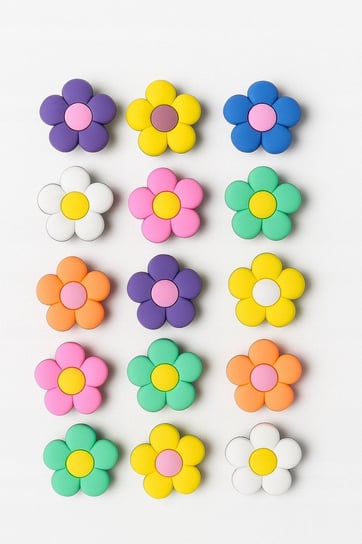 14 SZTUK CHARMS DO CROCS KWIATY PRZYPINKI KWIAT PINY FLOWER STOKROTKA bez marki