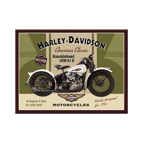 14224 Magnes Harley-Davidson Knucklehead Nostalgic-Art Merchandising