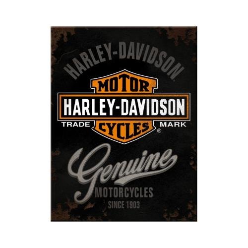 14225 Magnes Harley-Davidson Genuine Log Nostalgic-Art Merchandising