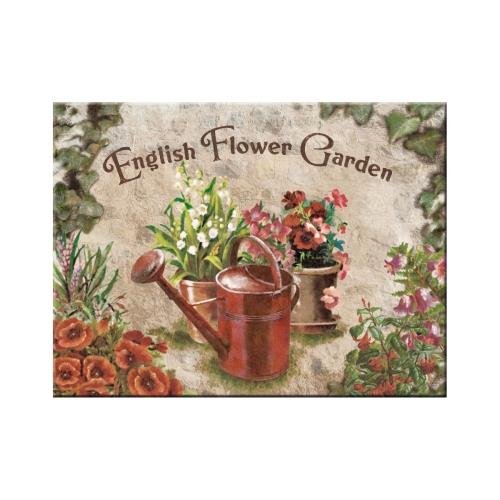 14265 Magnes English Flower Garden Red C Nostalgic-Art Merchandising