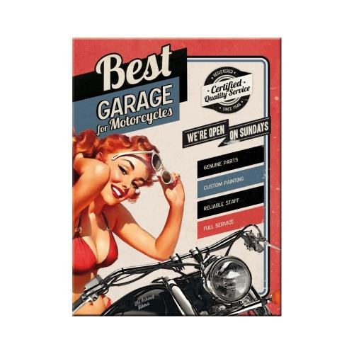 14276 Magnes Best Garage - Red Nostalgic-Art Merchandising