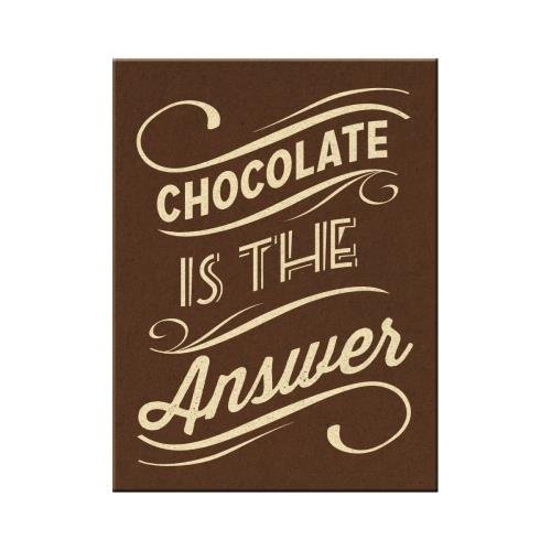 14312 Magnes Chocolate is the Answer Nostalgic-Art Merchandising