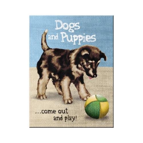 14316 Magnes Dogs and Puppies Nostalgic-Art Merchandising
