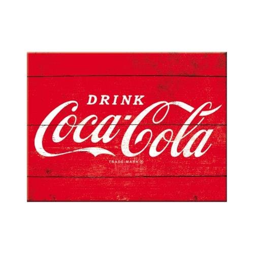 14320 Magnes Coca-Cola - Logo Red Nostalgic-Art Merchandising