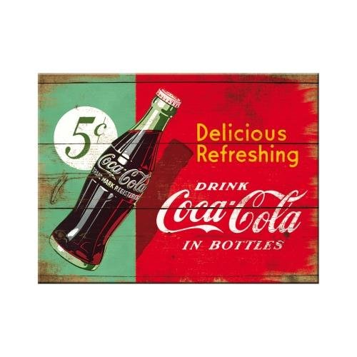 14334 Magnes Coca-Cola - Delicious Refre Nostalgic-Art Merchandising