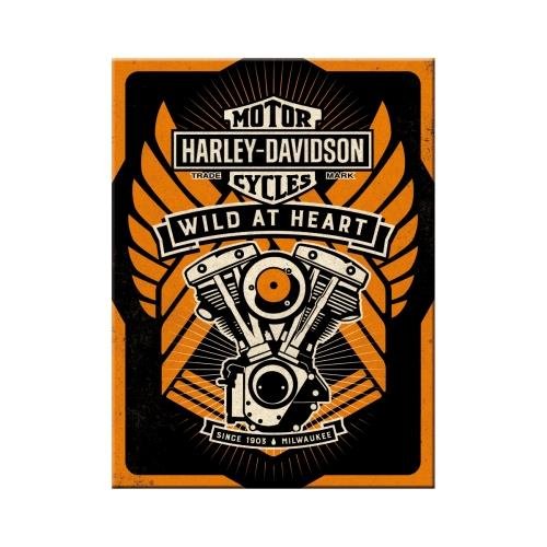 14347 Magnes Harley-Davidson - Wild At H Nostalgic-Art Merchandising