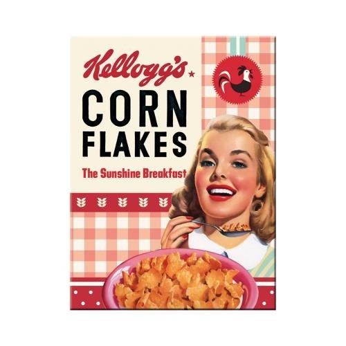 14368 Magnes Kelloggs - Girl Corn Flakes Nostalgic-Art Merchandising