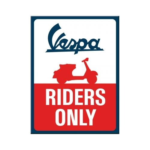 14380 Magnes Vespa-Riders Only Nostalgic-Art Merchandising