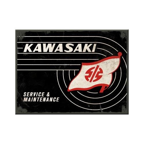 14382 Magnes Kawasaki Tank Logo Nostalgic-Art Merchandising