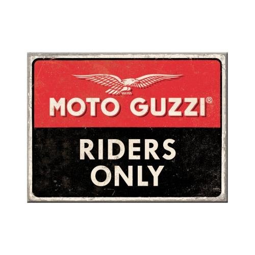 14383 Magnes Moto Guzzi-Riders Nostalgic-Art Merchandising
