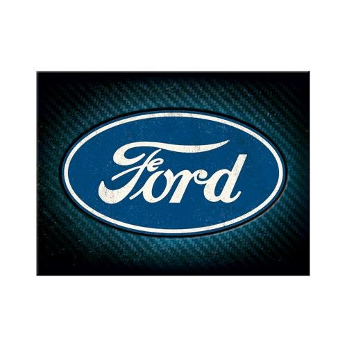 14399 Magnes Ford Logo Blue Shine Nostalgic-Art Merchandising