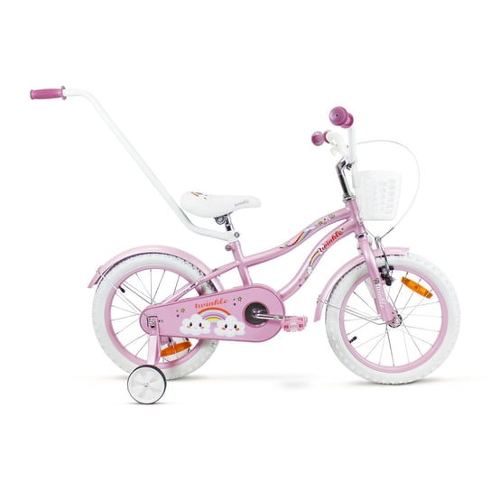 16" Rower Dziecięcy Bmx Rainbow - Różowy Dla Dziewczynki Sirox