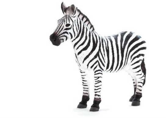 MOJO Zebra Fohlen Spielzeugfigur – Realistische Tierfigur Aus Weichem Latex, Für Kinder Und Sammler