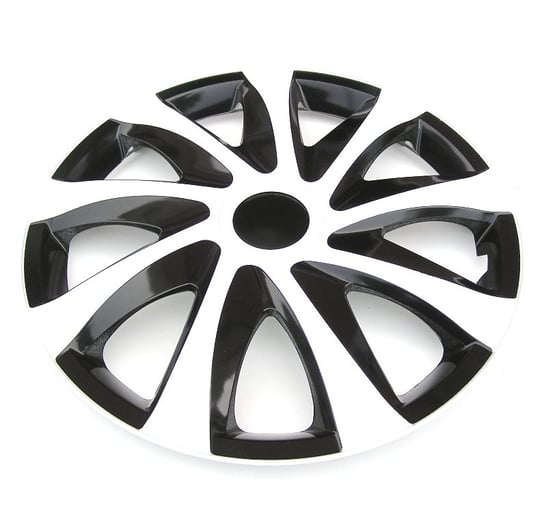 NRM Draco CS 14 Enjoliveurs Universels - Lot De 4, Noir/argenté, 14 Pouces