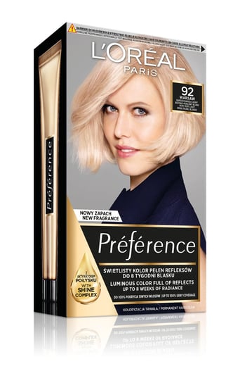 Loreal Paris Preference Farba Do Włosów 92 Warsaw Bardzo Bardzo Jasny Beżowo Perłowy Blond 4374