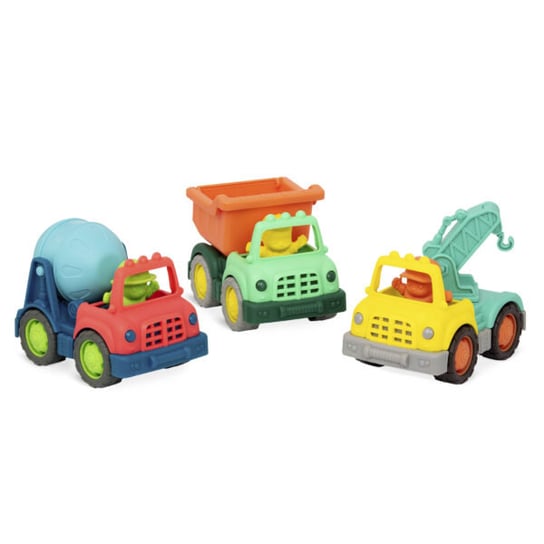 Wonder Wheels : Zestaw 3 Samochodów Budowlanych Z Kierowcami ...