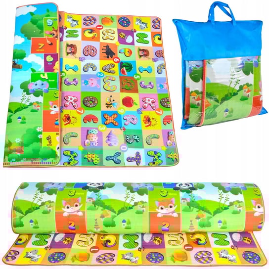 Piankowa duża edukacyjna mata dywan 200x180 gruba x351 elektrostator