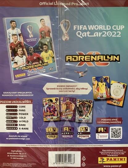 FIFA World Cup Qatar 2022 Adrenalyn XL Multipack z Kartą XXL - Panini ...