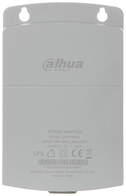 Dahua PFM300 Alimentateur Étanché 12V DC 2A - Alimentation Murale IP66
