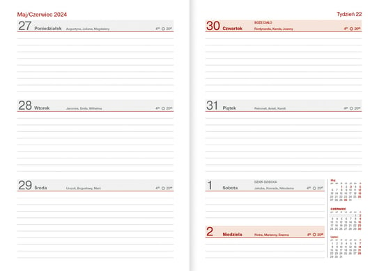 Wokół Nas Kalendarze Kalendarz Nauczyciela 23 24 A5 Tygodniowy