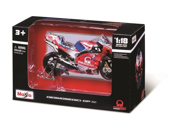 Modellino Ducati Moto GP 2022 - Scala 1/18, Zarco 5 Pramac Racing - Collezionismo - Foto 7