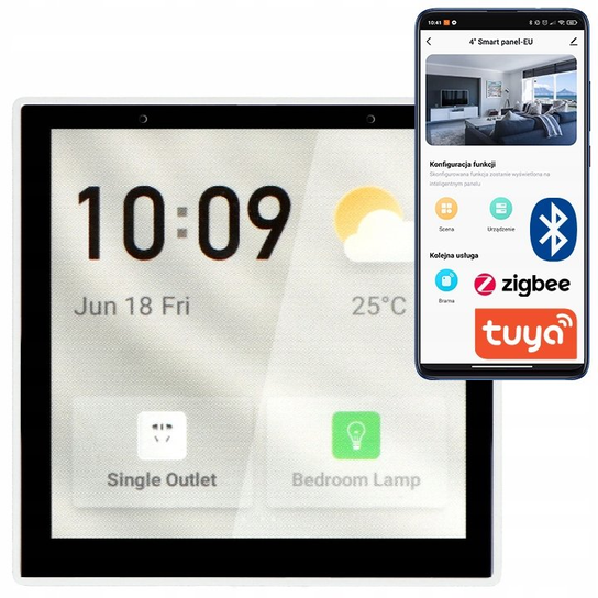 Bramka TUYA centralka Panel sterowania BT Zigbee Smart Control Panel ...