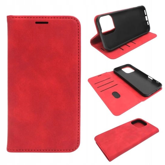 Etui Do Apple Iphone Pro Max A Smart Retro Lite Pokrowiec Czerwone Pokrowiec Case Obudowa