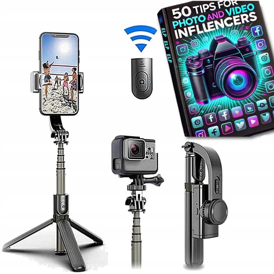 Selfie Stick Tripod Gimbal Stabilizator Do Samsung Pro Uchwyt Na