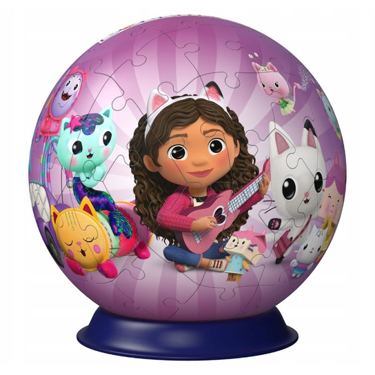 Puzzle 3D Kula Koci Domek Gabi - Ravensburger | Sklep EMPIK.COM