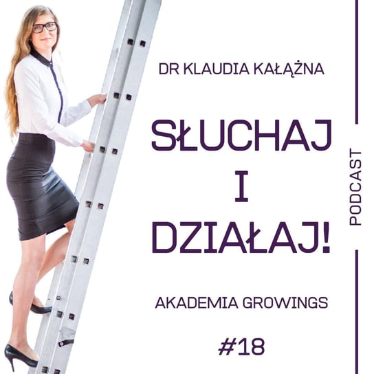 #18 Bądź uczciwy sam ze sobą, działaj spójnie ze swoimi wartościami i zostań człowiekiem wiarygodnym! - Słuchaj i działaj! Akademia GroWings - podcast - audiobook Kałążna Klaudia