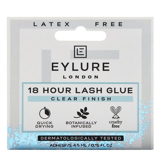 18 Hour Lash Glue bezbarwny klej do rzęs bez lateksu Clear Finish 4.5ml Eylure