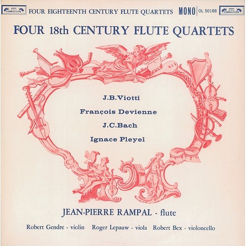 J.C. Bach: Symphony in F, Op. 8, No. 4 - Flute Quartet version - 2. Minuetto con variazioni Jean-Pierre Rampal, Robert Gendre, Roger Lepauw, Robert Bex