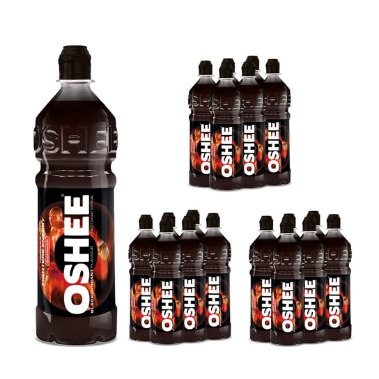 18x OSHEE Isotonic Drink czarna porzeczka 750 ml Oshee