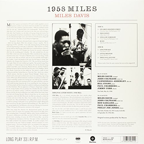 1958 Miles, płyta winylowa Davis Miles