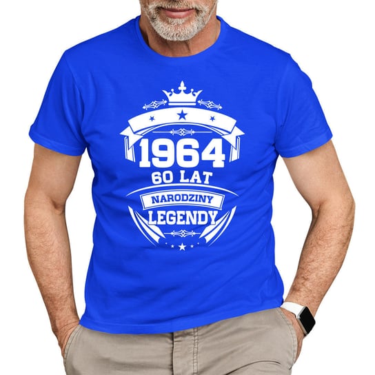 1964 Narodziny legendy 60 lat - męska koszulka na prezent Koszulkowy