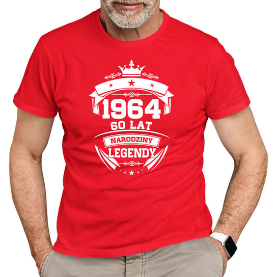 1964 Narodziny legendy 60 lat - męska koszulka na prezent Koszulkowy