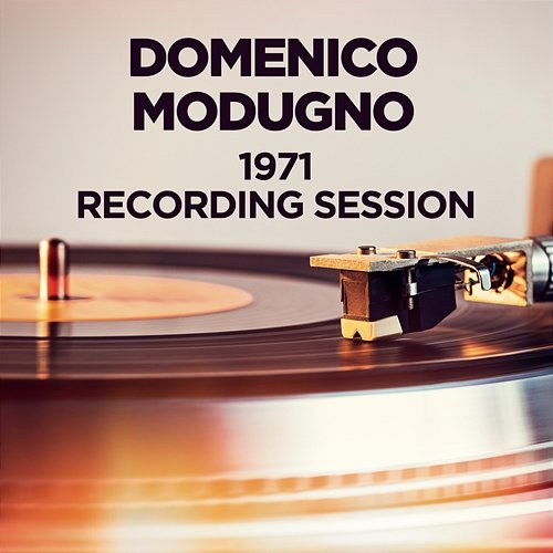 1971 Recording Session Domenico Modugno