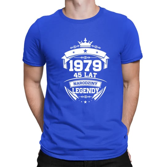 1979 Narodziny legendy 45 lat - męska koszulka na prezent Koszulkowy