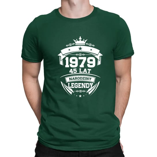 1979 Narodziny legendy 45 lat - męska koszulka na prezent Koszulkowy