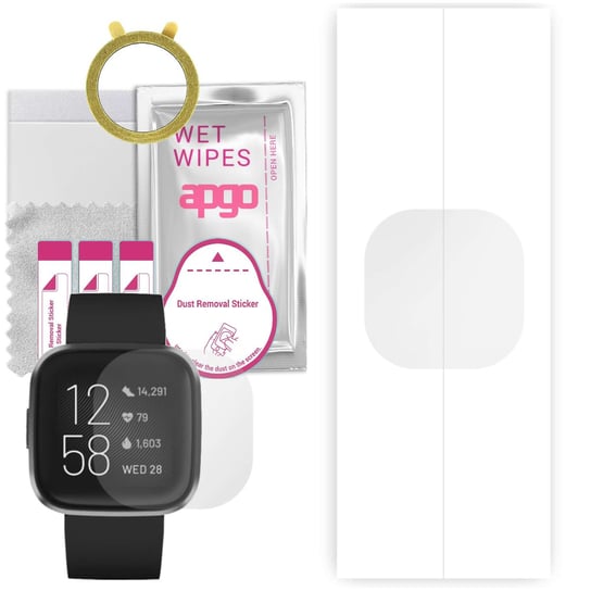 1x Folia hydrożelowa do Fitbit Sense - apgo Smartwatch Hydrogel Protection Ochrona na ekran smartwatcha apgo