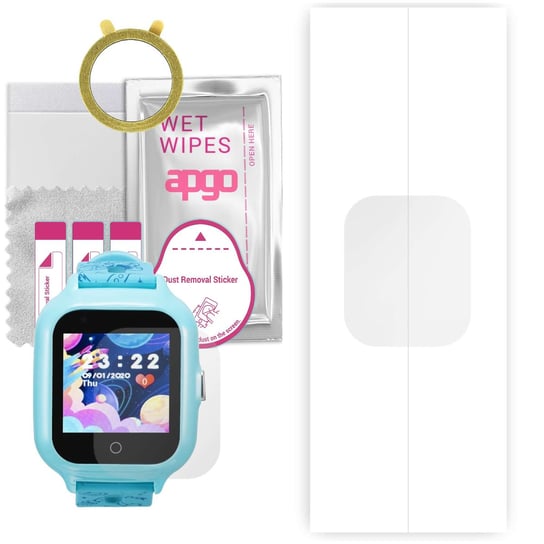 1x Folia hydrożelowa do Garett Kids Space 4G - apgo Smartwatch Hydrogel Protection Ochrona na ekran smartwatcha apgo