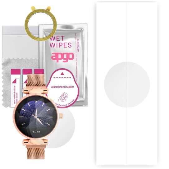 1x Folia hydrożelowa do Garett Women Lisa - apgo Smartwatch Hydrogel Protection Ochrona na ekran smartwatcha apgo