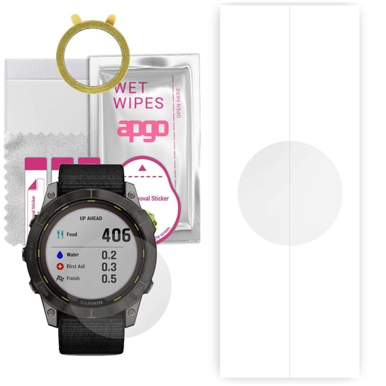 1x Folia hydrożelowa do Garmin Enduro 2 - apgo Smartwatch Hydrogel Protection Ochrona na ekran smartwatcha apgo