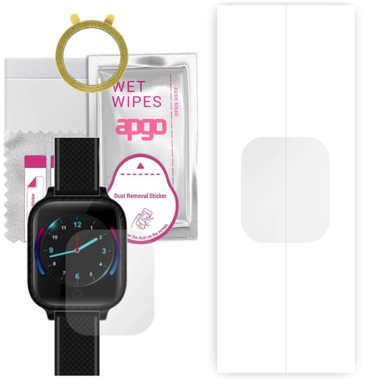 1x Folia hydrożelowa do GoGPS K27T 4G - apgo Smartwatch Hydrogel Protection Ochrona na ekran smartwatcha apgo