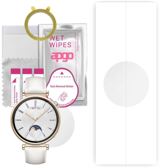1x Folia hydrożelowa do Huawei Watch GT4 41 mm - apgo Smartwatch Hydrogel Protection Ochrona na ekran smartwatcha apgo
