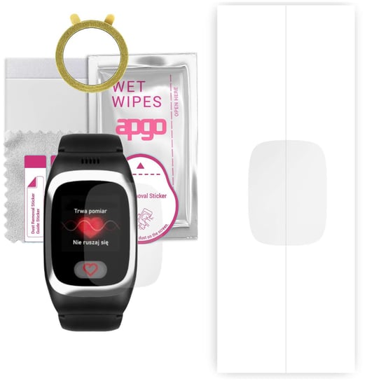 1x Folia hydrożelowa do Locon Life Plus - apgo Smartwatch Hydrogel Protection Ochrona na ekran smartwatcha apgo
