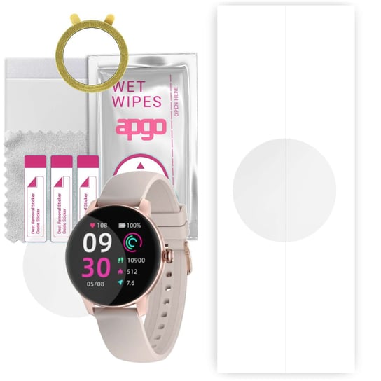 1x Folia hydrożelowa do Mijia Kieslect L11 Lady 40mm - apgo Smartwatch Hydrogel Protection Ochrona na ekran smartwatcha apgo